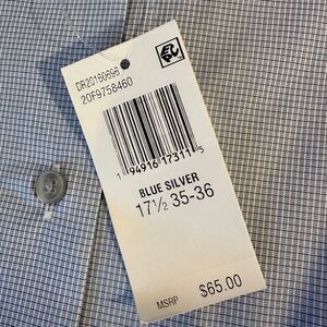 Lot of 2 BNWT Van Heusen Tall Fit Dress Shirts
